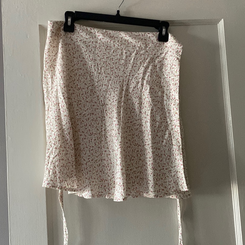 Brandy Melville floral wrap skirt